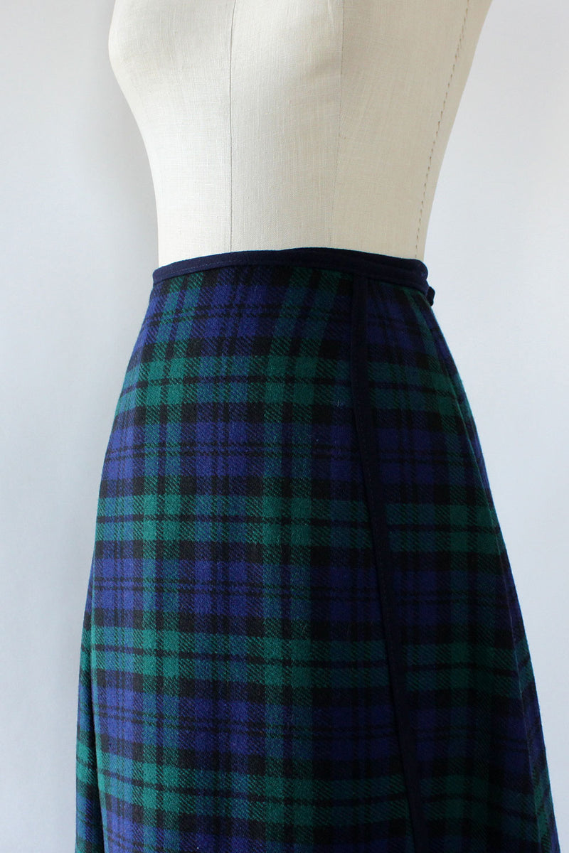 Boston Plaid Wrap Maxi XS/S