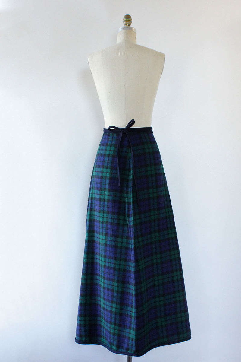 Boston Plaid Wrap Maxi XS/S