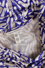 DVF Paintstroke Silk Wrap Dress S/M