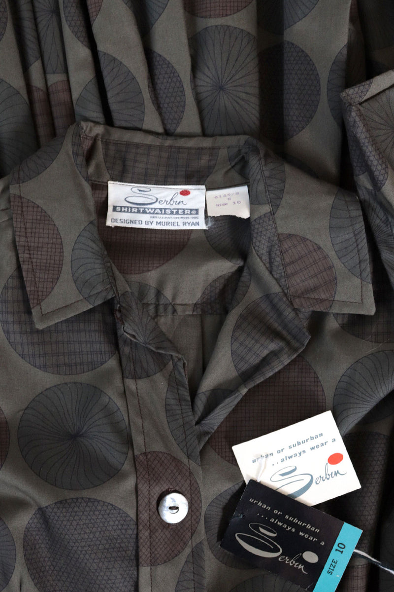 Serbin Spirograph Shirtdress XS/S