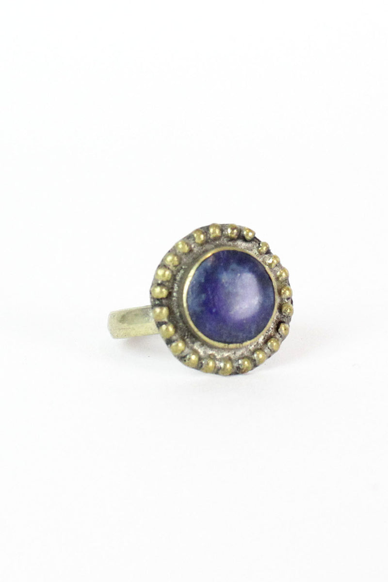 Lapis Circle Ring