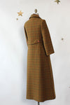 Olive Plaid Maxi Coat S/M