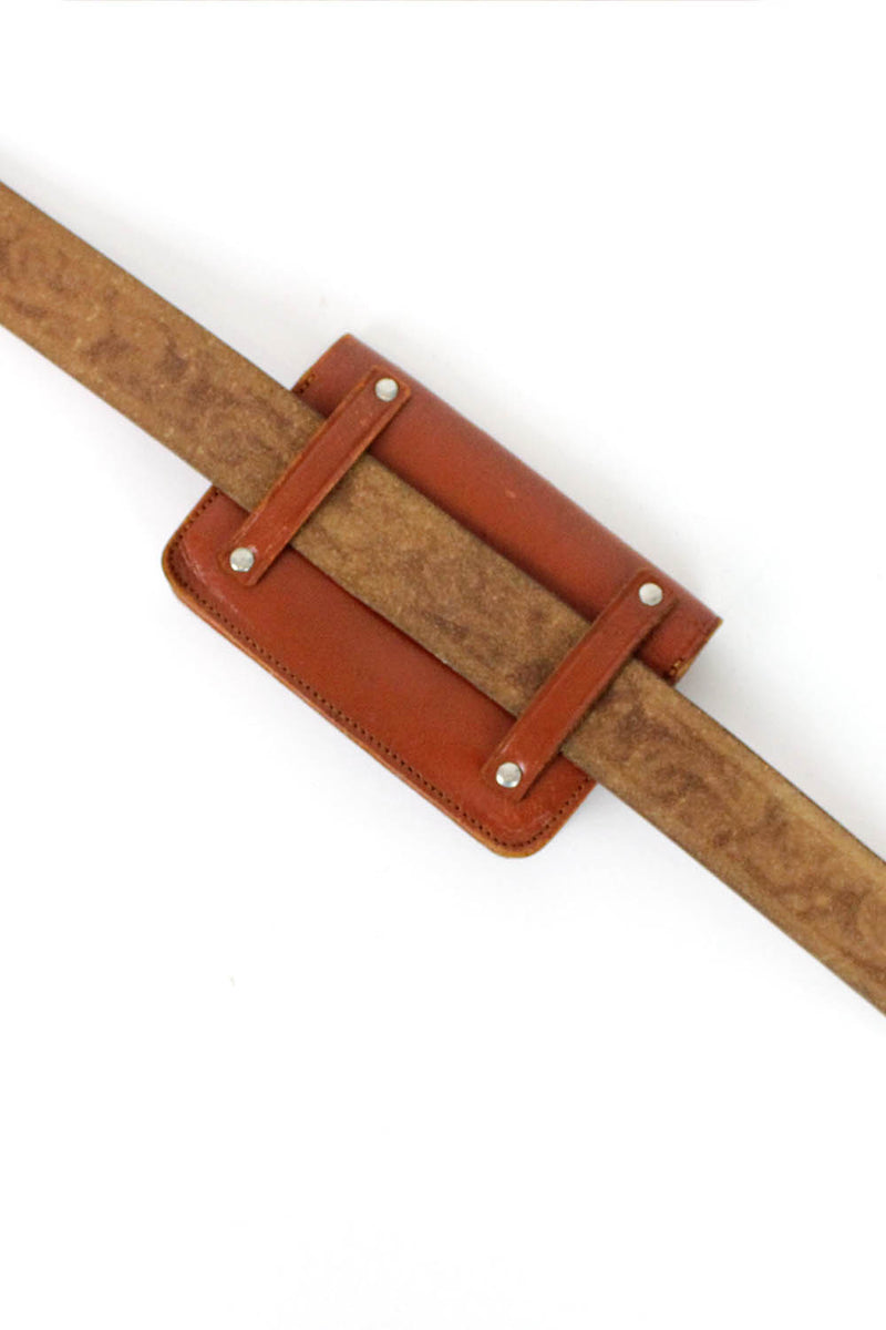 Whiskey Leather Belt Bag