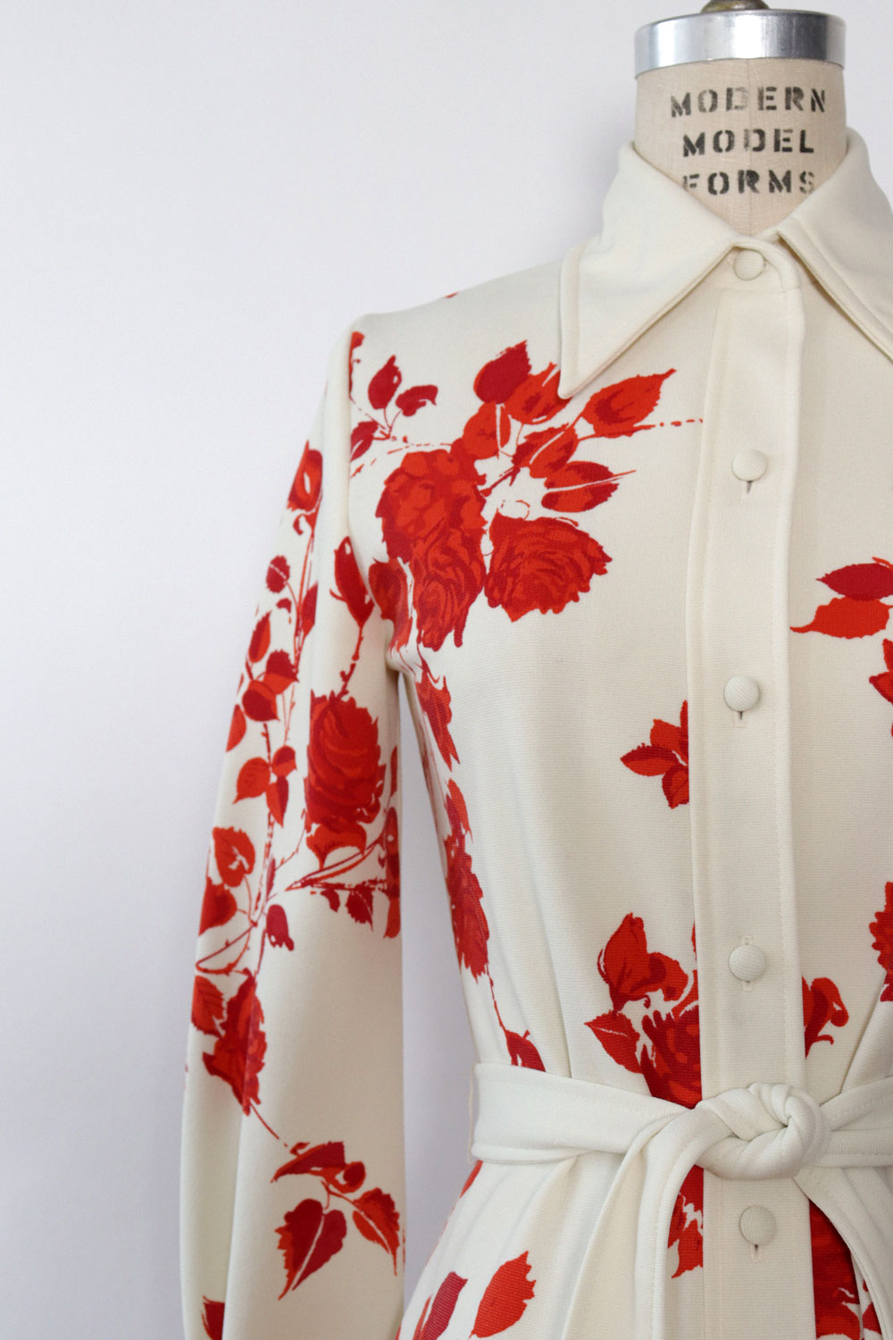 Shaheen Rose Bush Shirtdress M