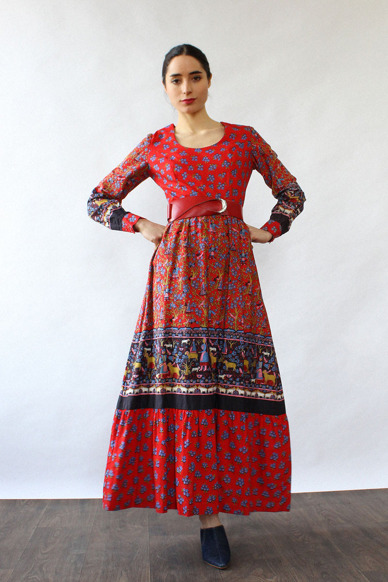 Barclay Novelty Print Maxi Dress XS/S