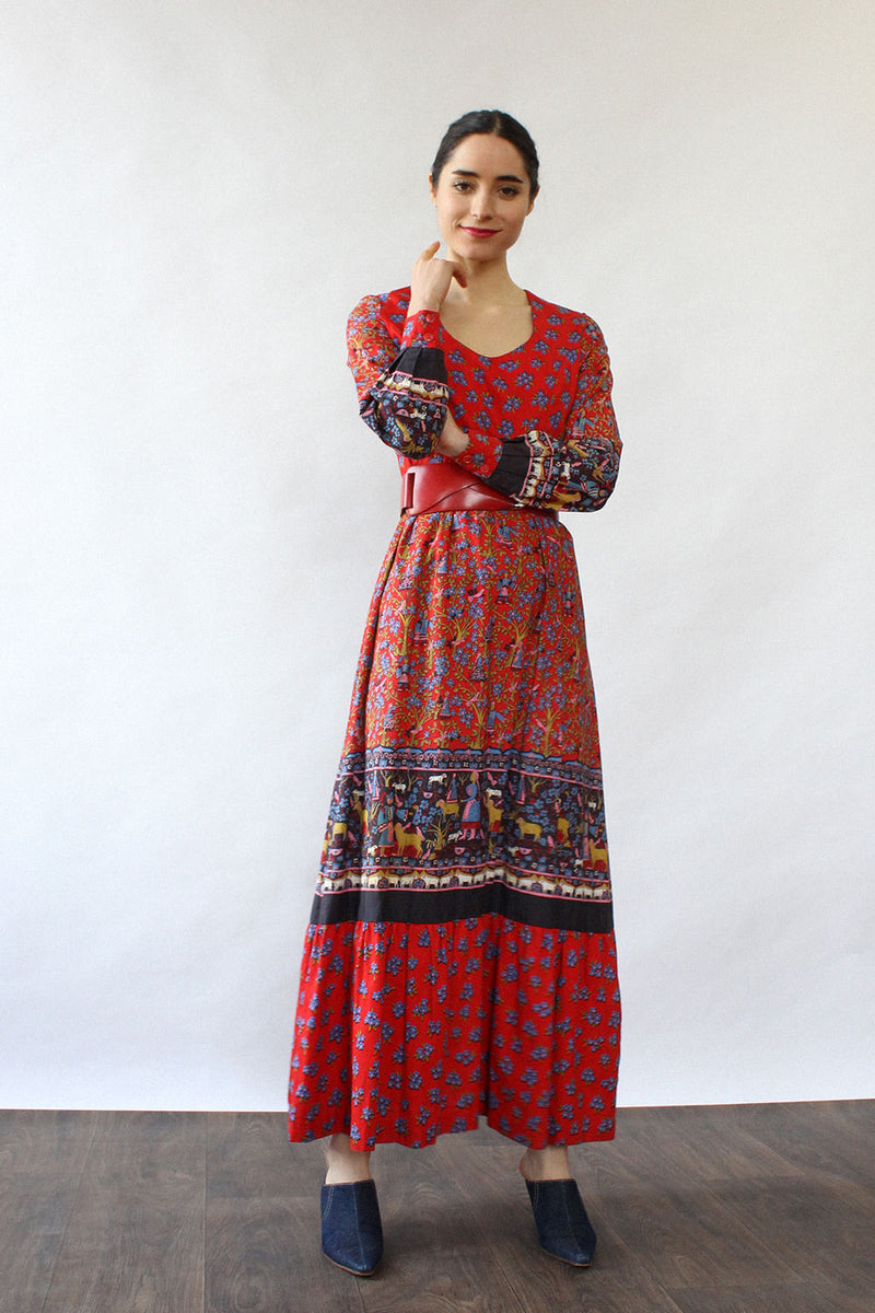 Barclay Novelty Print Maxi Dress XS/S