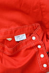 Apple Red Snap Skirt S