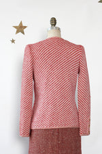 Peppermint Adolfo Knit Jacket M