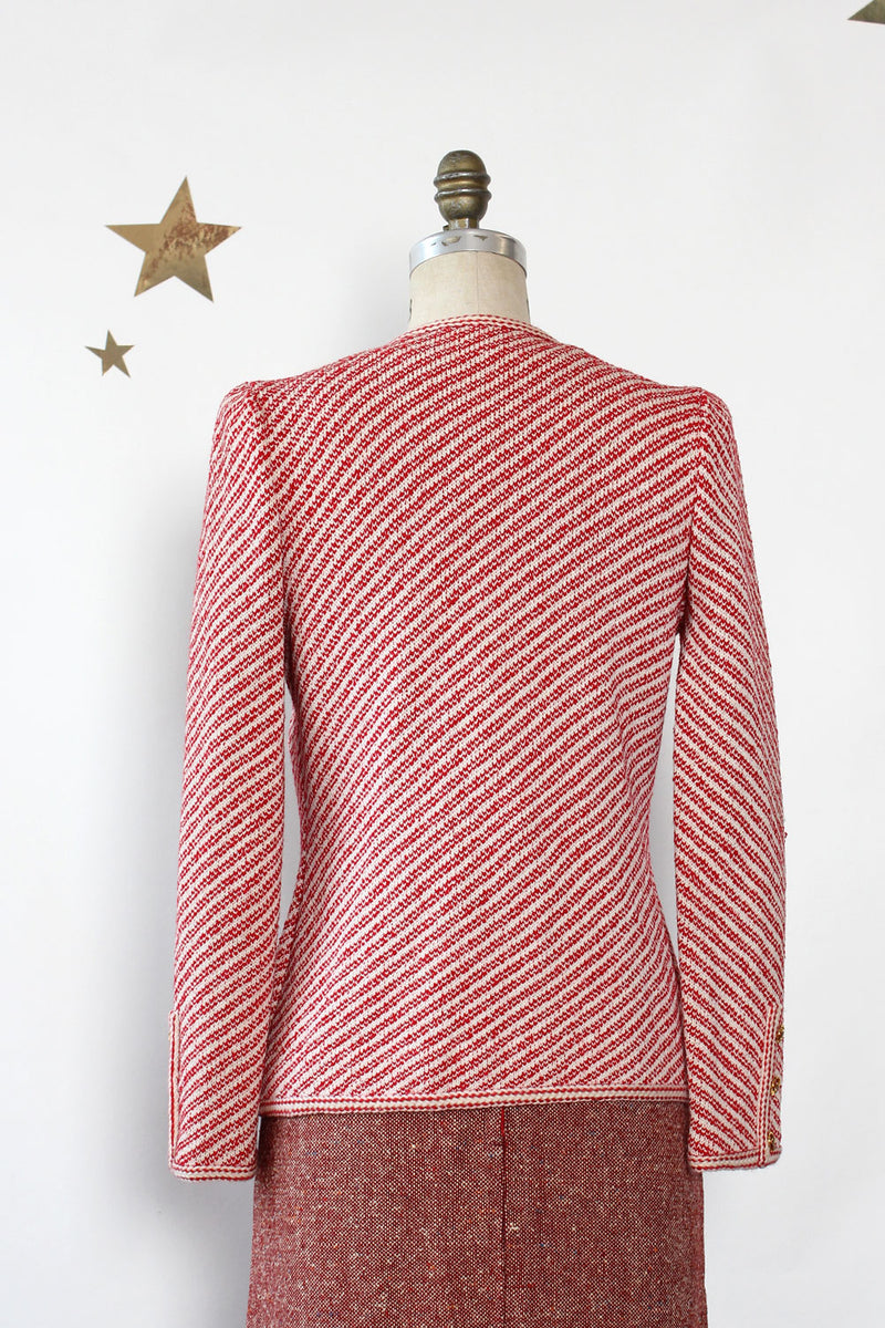 Peppermint Adolfo Knit Jacket M