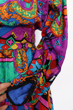 Silk Collage Diane Freis Dress S/M