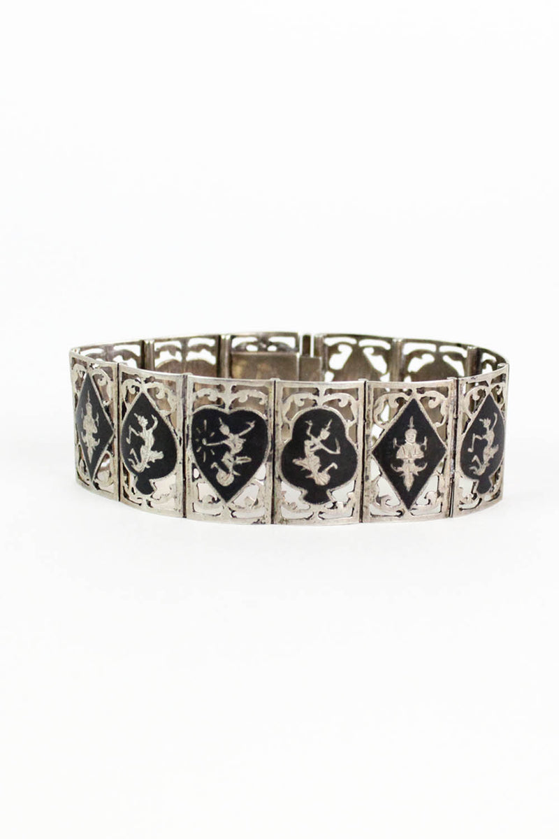 Sterling Siam Bracelet