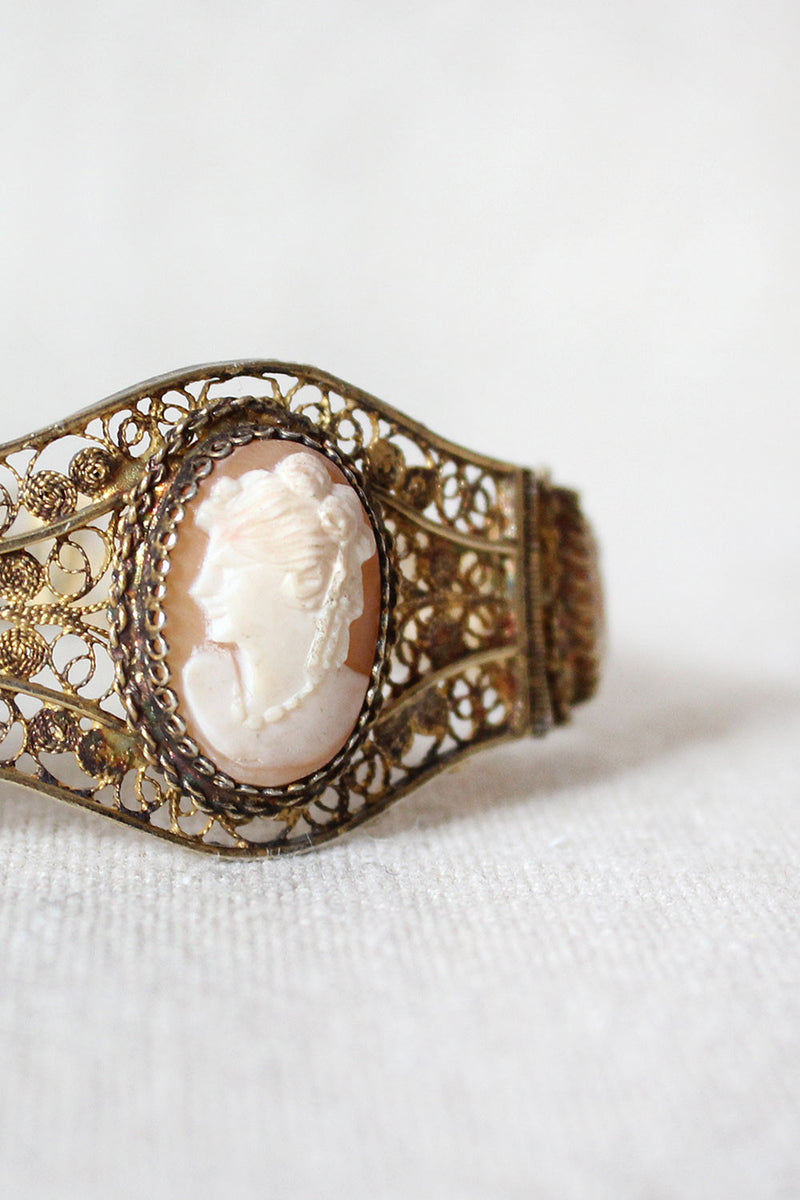 Filigree Cameo Bracelet