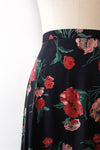 Watercolor Peony Tea Skirt L