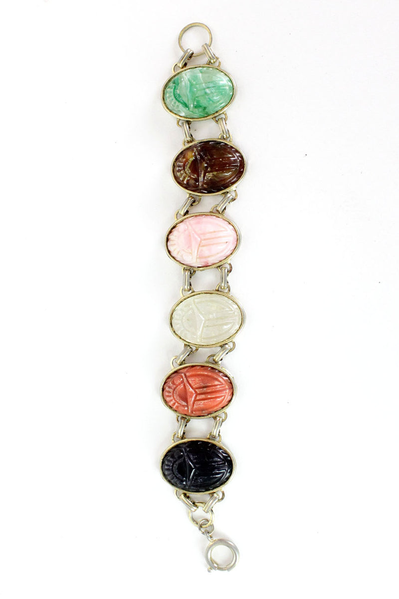 Scarab Medallion Bracelet