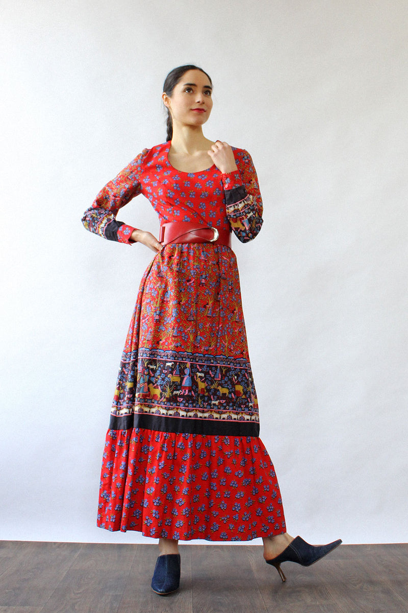 Barclay Novelty Print Maxi Dress XS/S