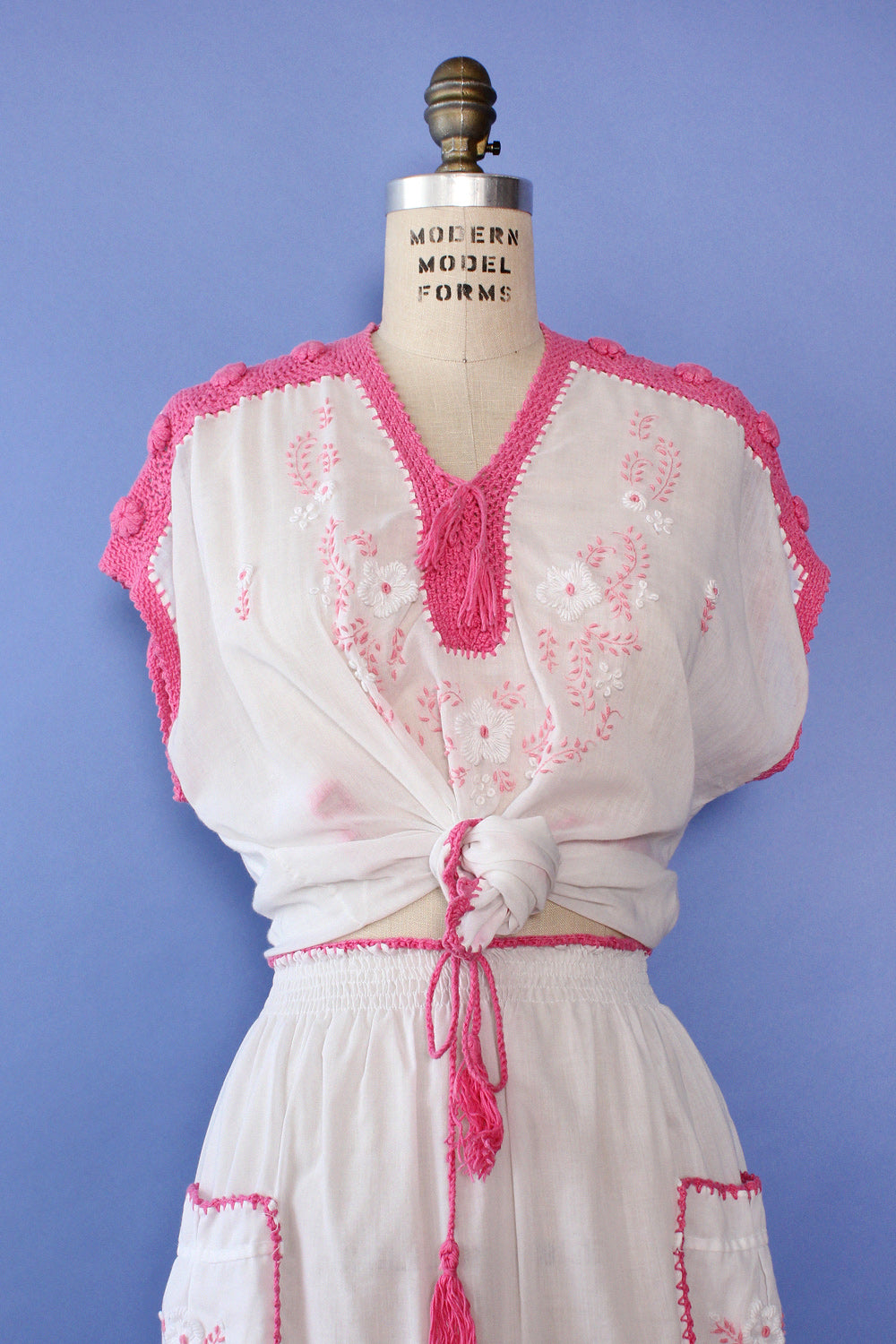 Soft Embroidered Peasant Set M/L