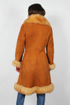 Honey Shearling Penny Lane Coat XS/S