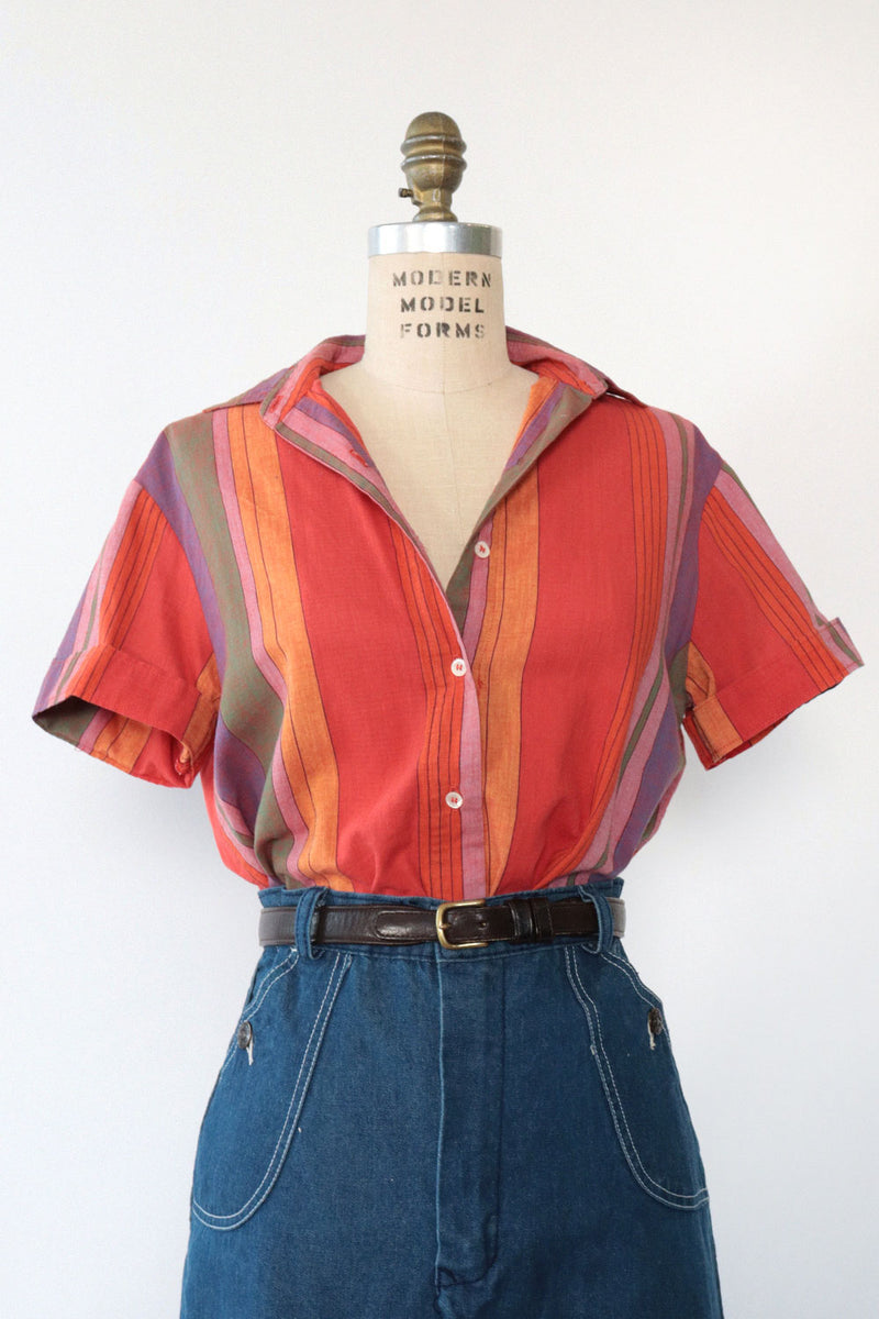 Sunset Stripe Buttondown M/L