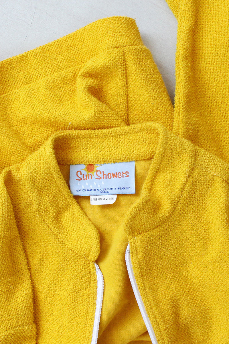 Yellow Terry Leisure Suit S/M