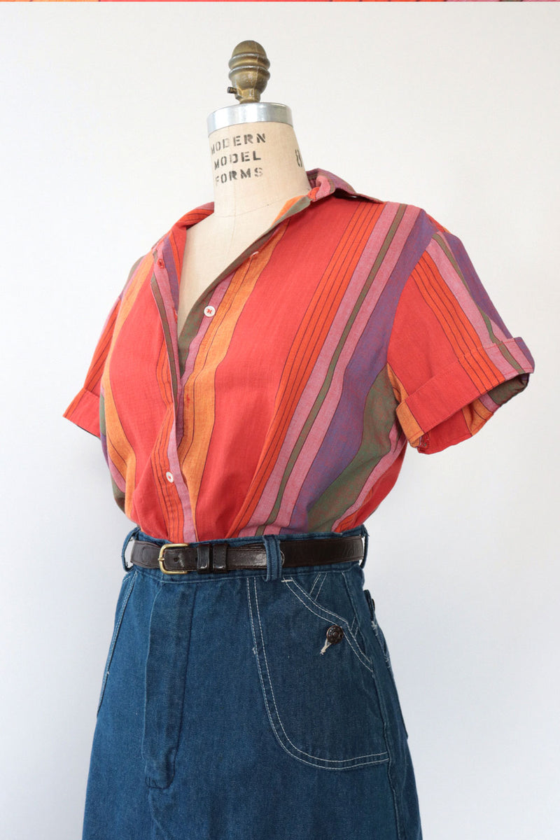 Sunset Stripe Buttondown M/L