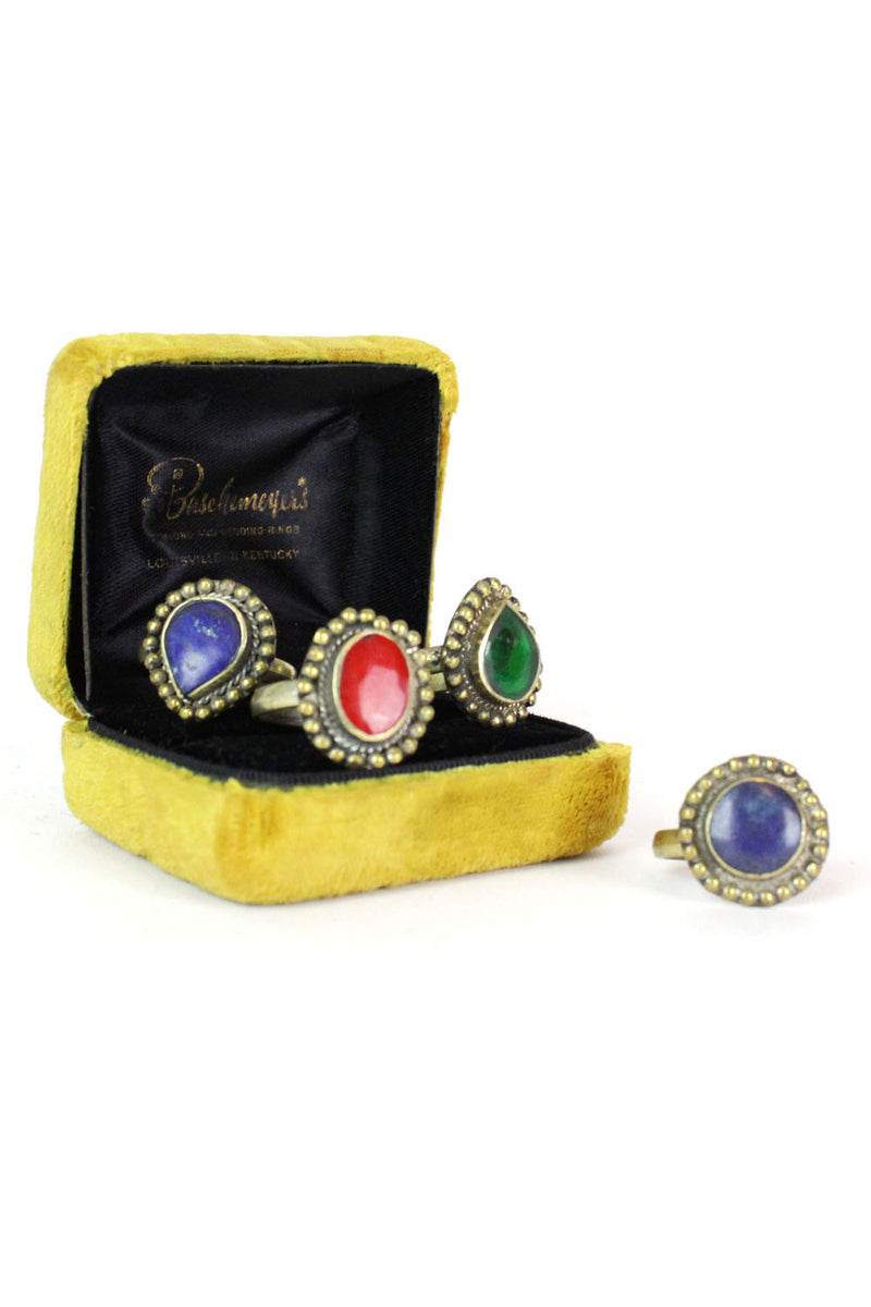 Lapis Circle Ring