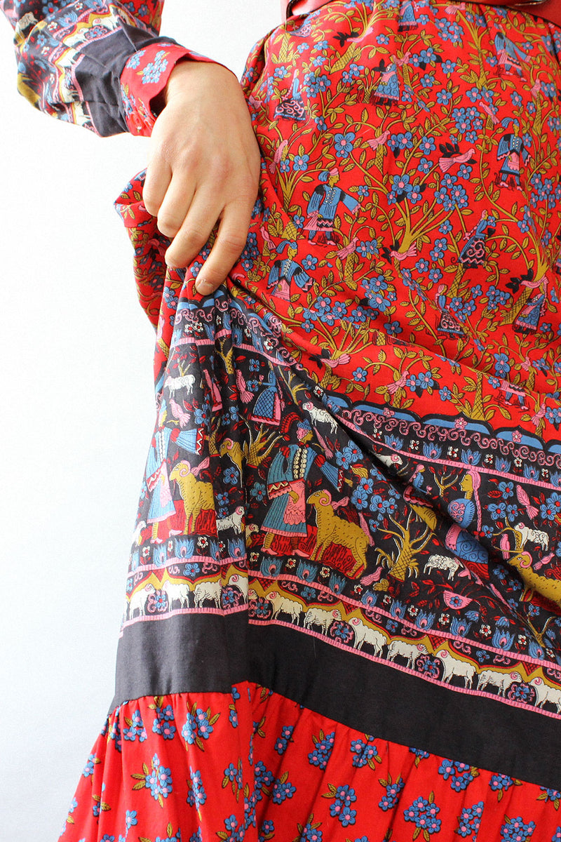Barclay Novelty Print Maxi Dress XS/S