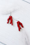 Red Coraline Earrings