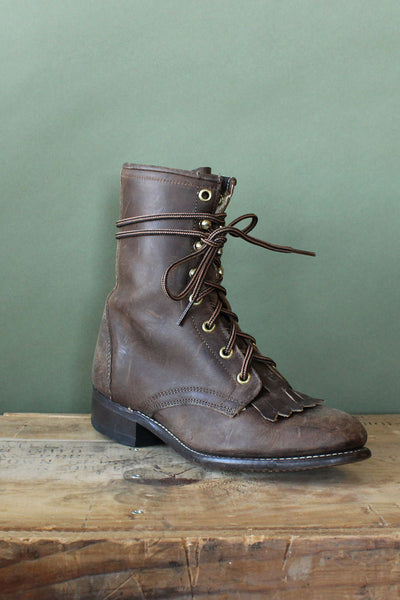 Laredo Fringe Roper Boots 6.5 – OMNIA display picture 1