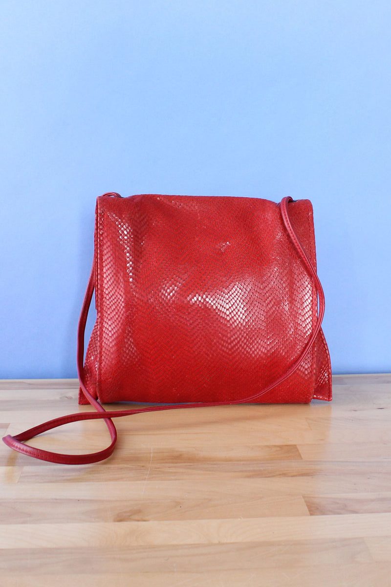 Hans Koch Cranberrry Leather Bag