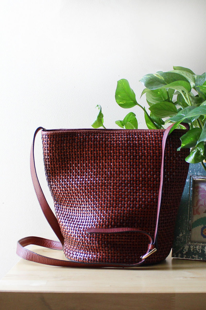 Woven Bucket Bag