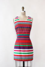 Leslie Lucks Striped Mini Dress M