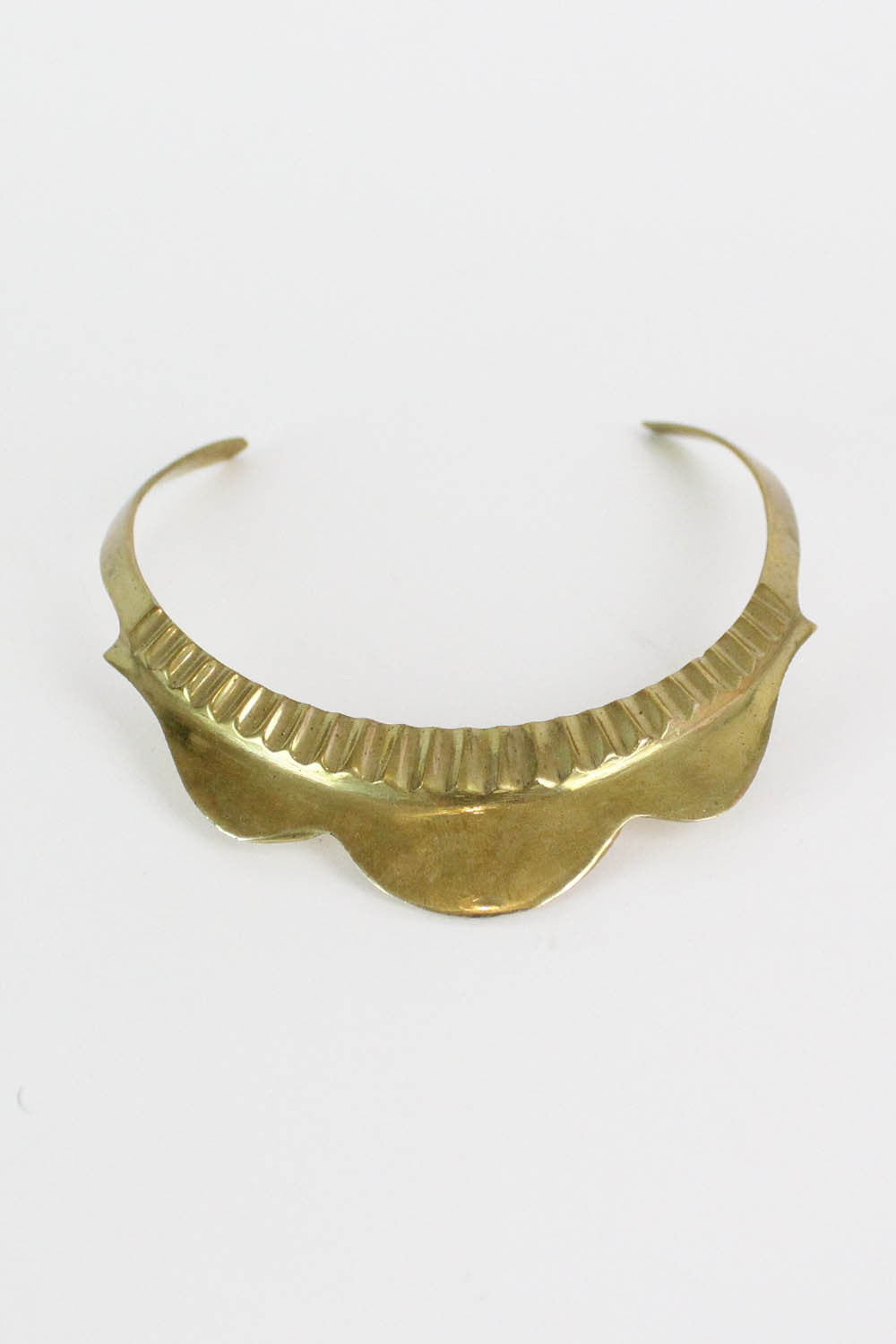 vintage brass choker