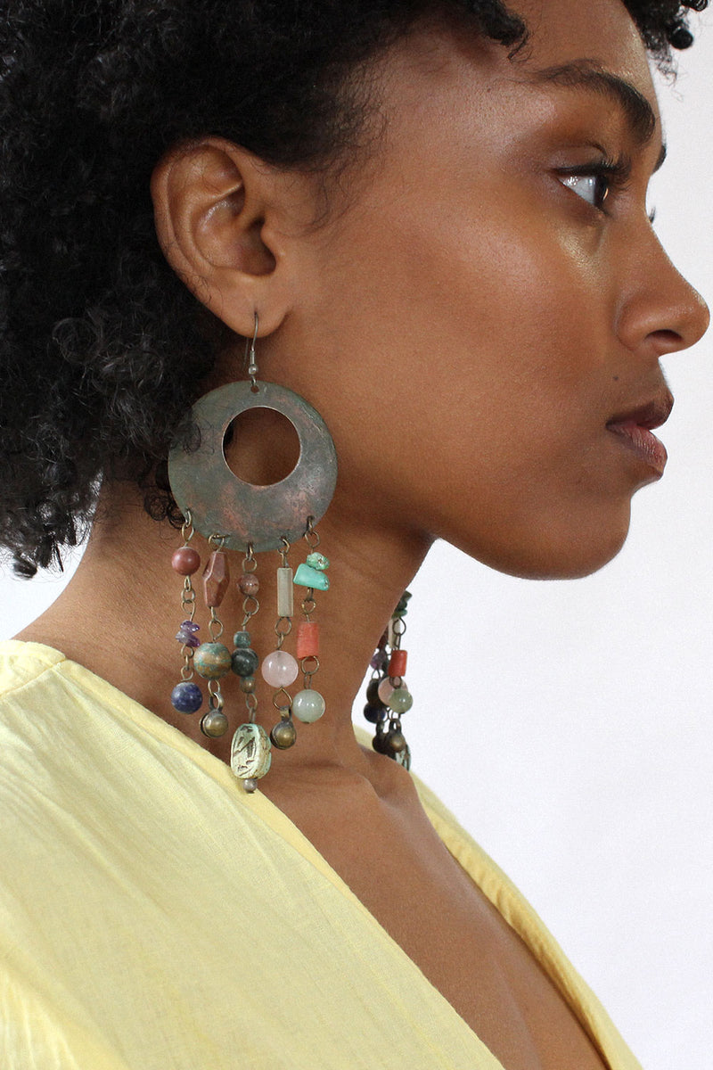 Patina Collage Earrings