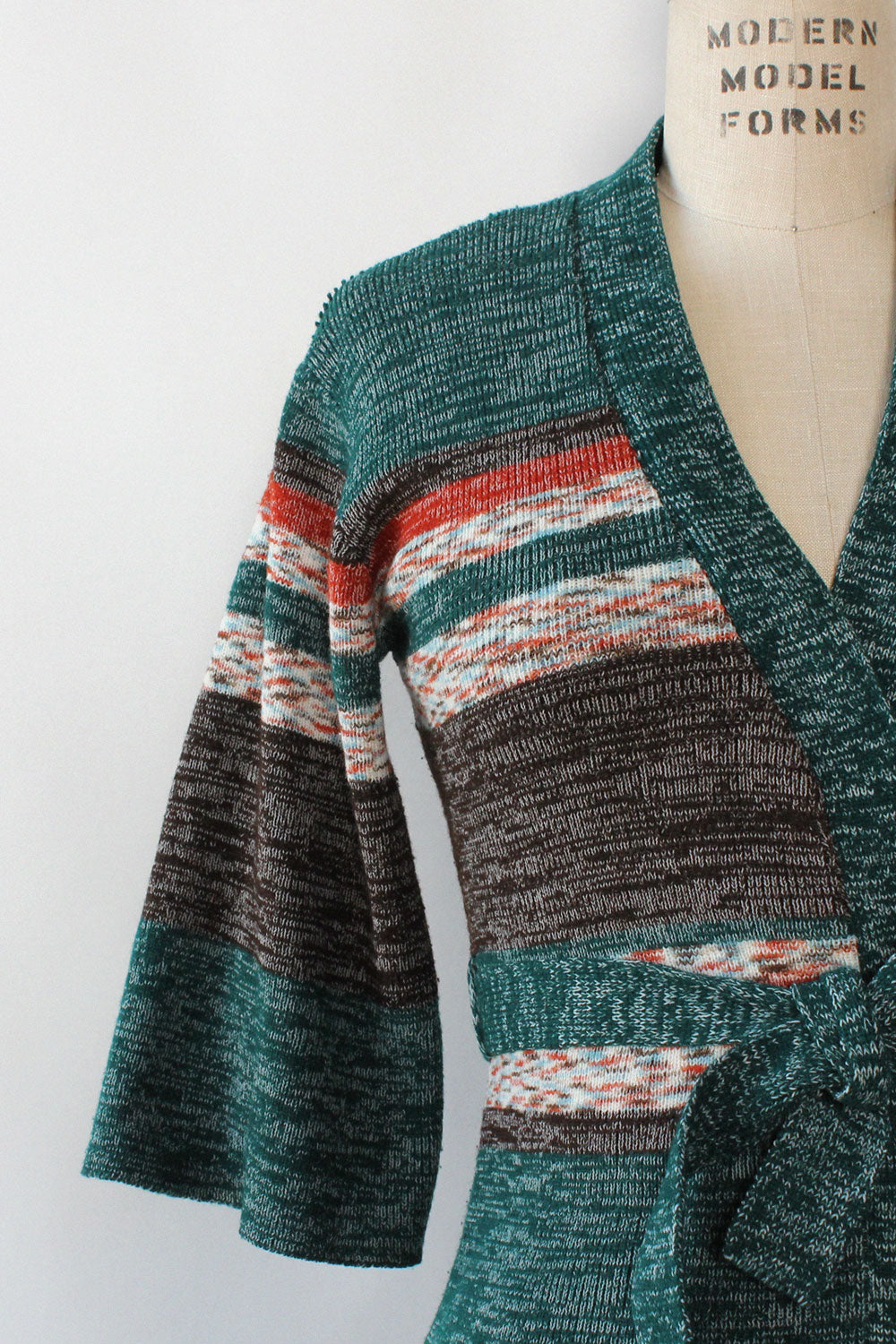 Space Dye Striped Cardigan XS/S