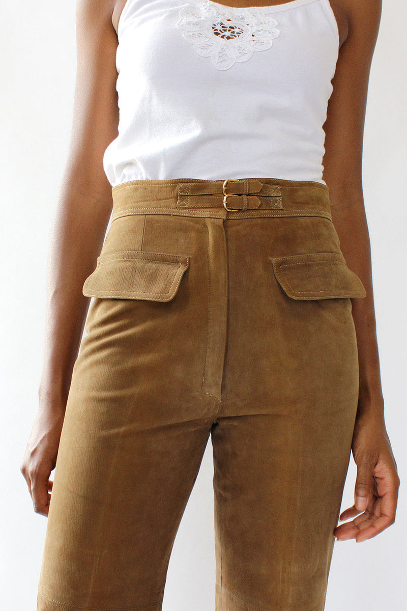 Gucci Slim Suede Pant S