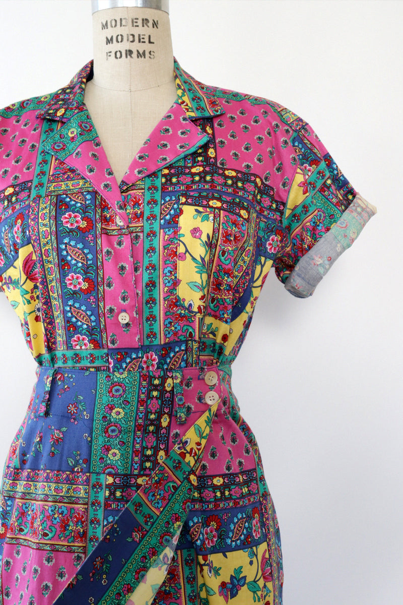 Patterned Patch Print 3pc Set S-S/M