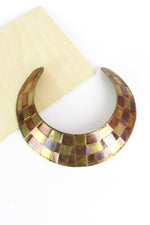 Woven Mixed Metal Choker