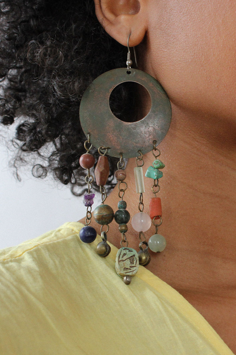 Patina Collage Earrings