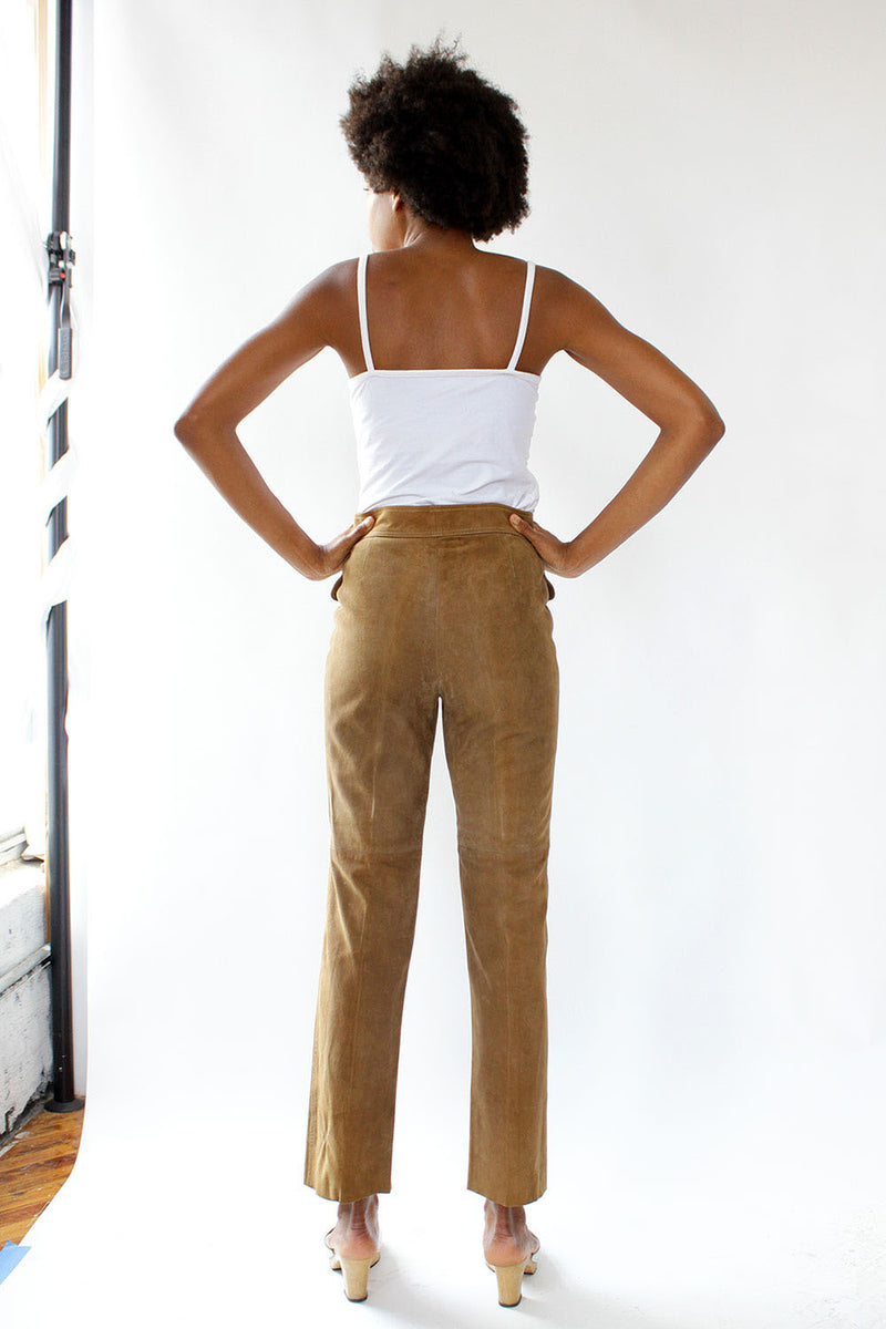 Gucci Slim Suede Pant S