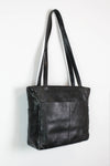 Basic Black Leather Tote