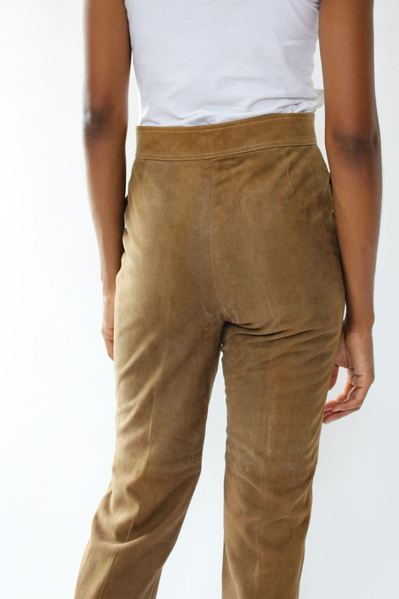 Gucci Slim Suede Pant S