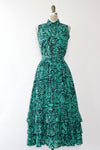 Lizsport Ruffled Print Ensemble M