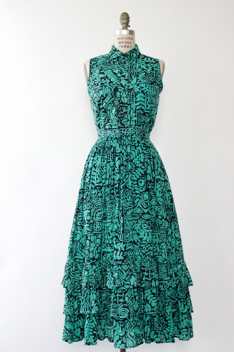 Lizsport Ruffled Print Ensemble M