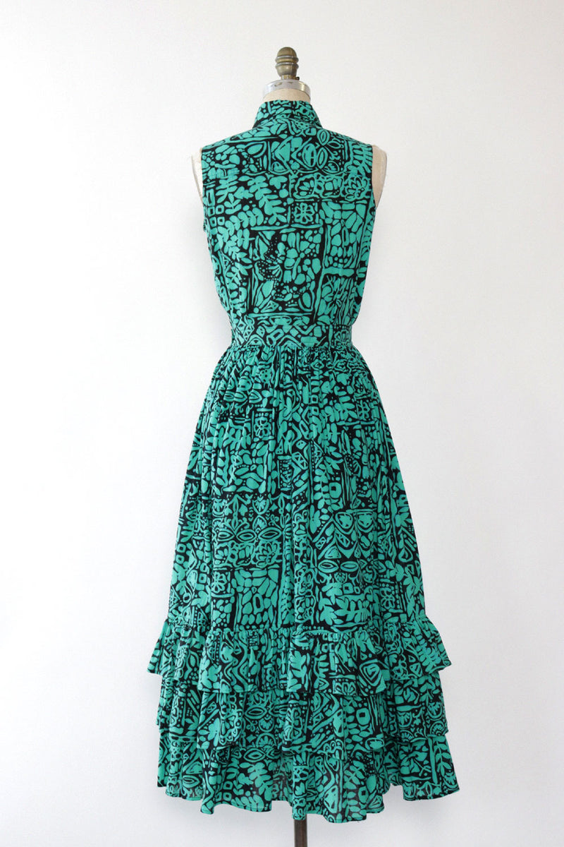 Lizsport Ruffled Print Ensemble M