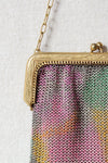 Whiting & Davis Painted Purse