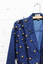 Starry Studded Denim Jacket S/M