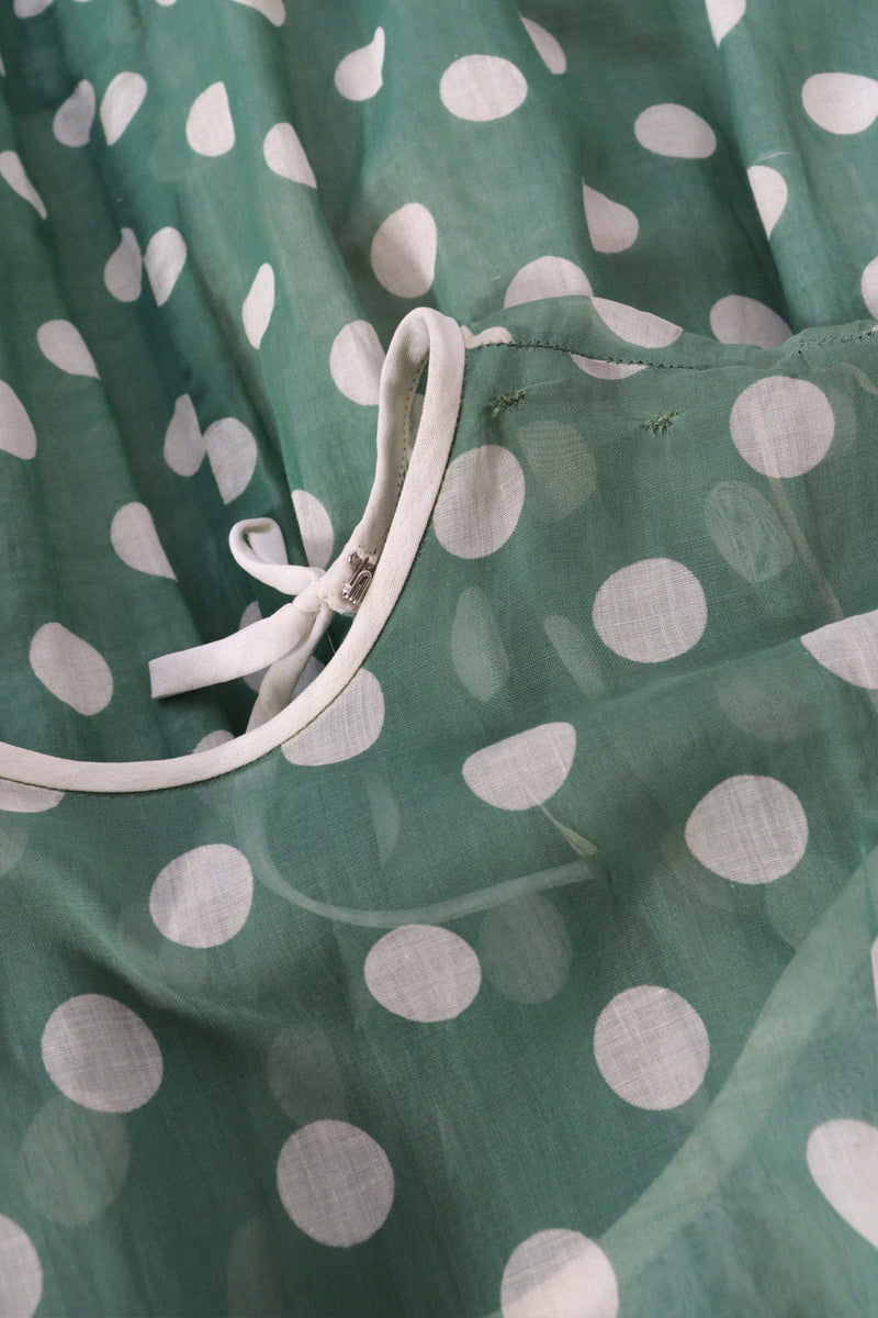 Sandra Sage Polka Dot 1950s Dress XS OMNIA Sandra Sage Polka Dot 1950s Dress XS OMNIA