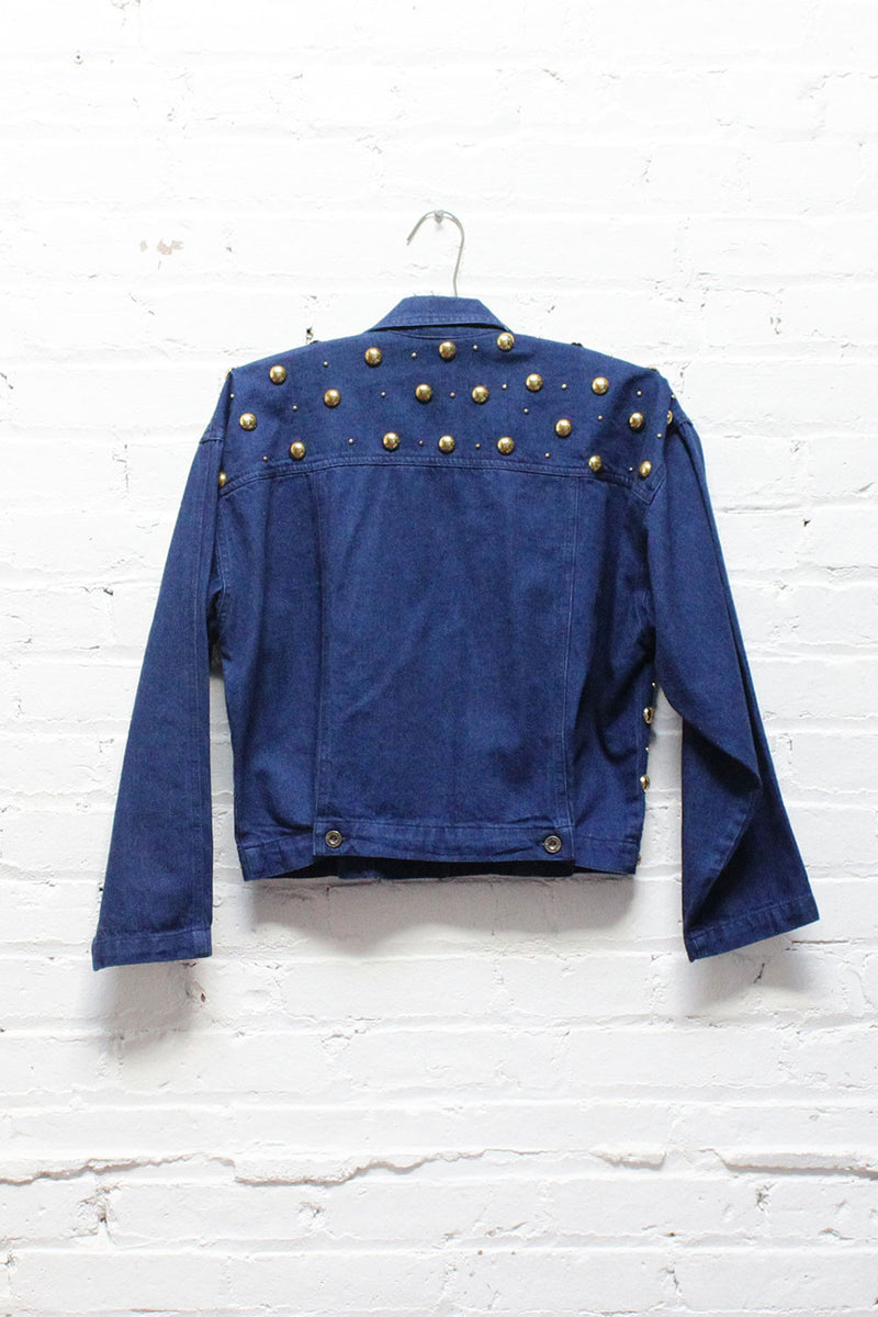 Starry Studded Denim Jacket S/M