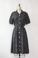 Leafy Print Flare Shirtdress S/M