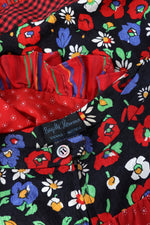 Austrian Cotton Floral Sweep Skirt S-S/M